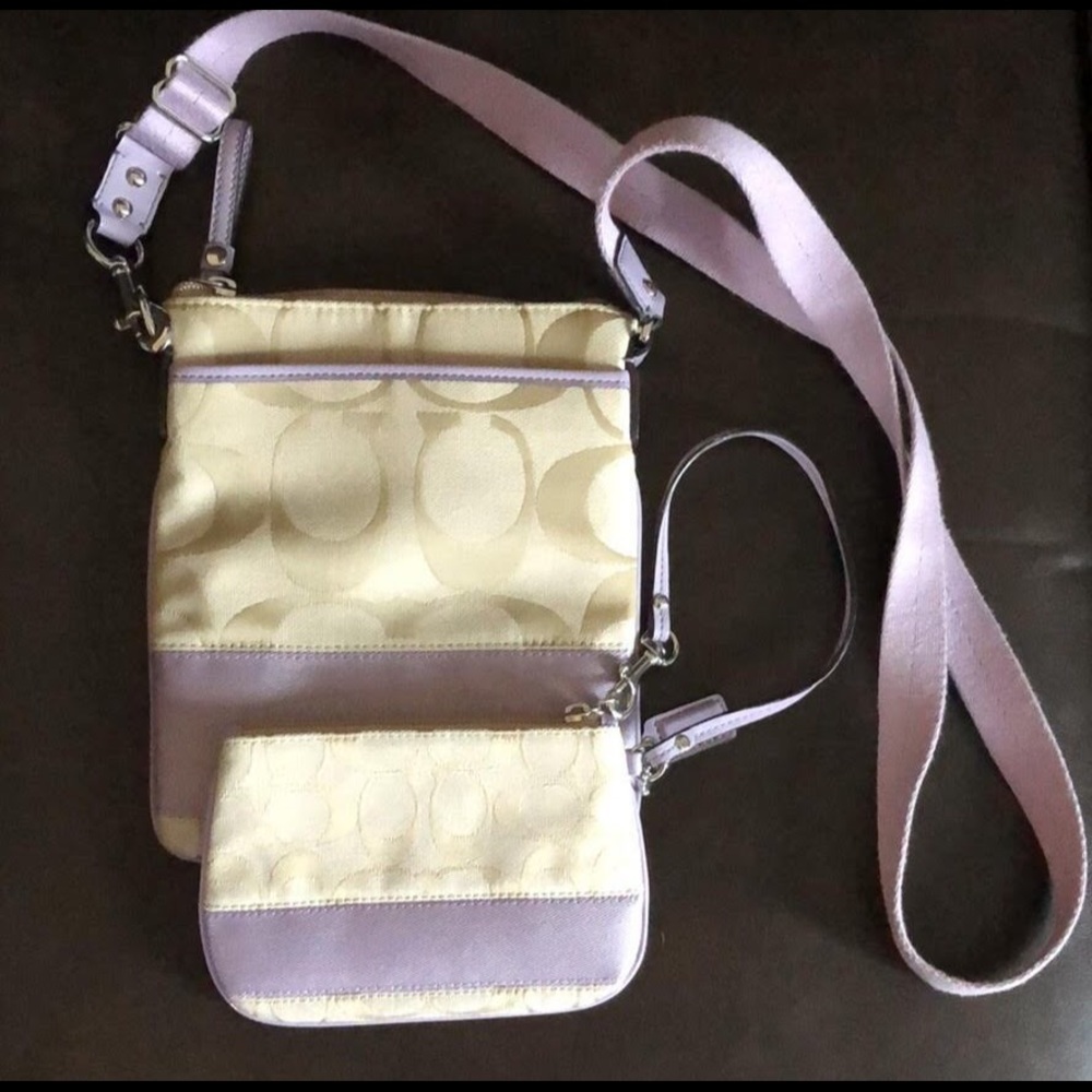 Coach Crossbody and Wristlet